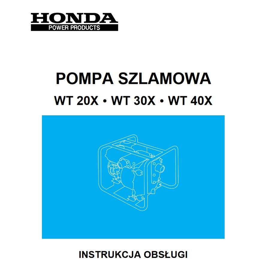 Honda WT20x WT30x WT40x